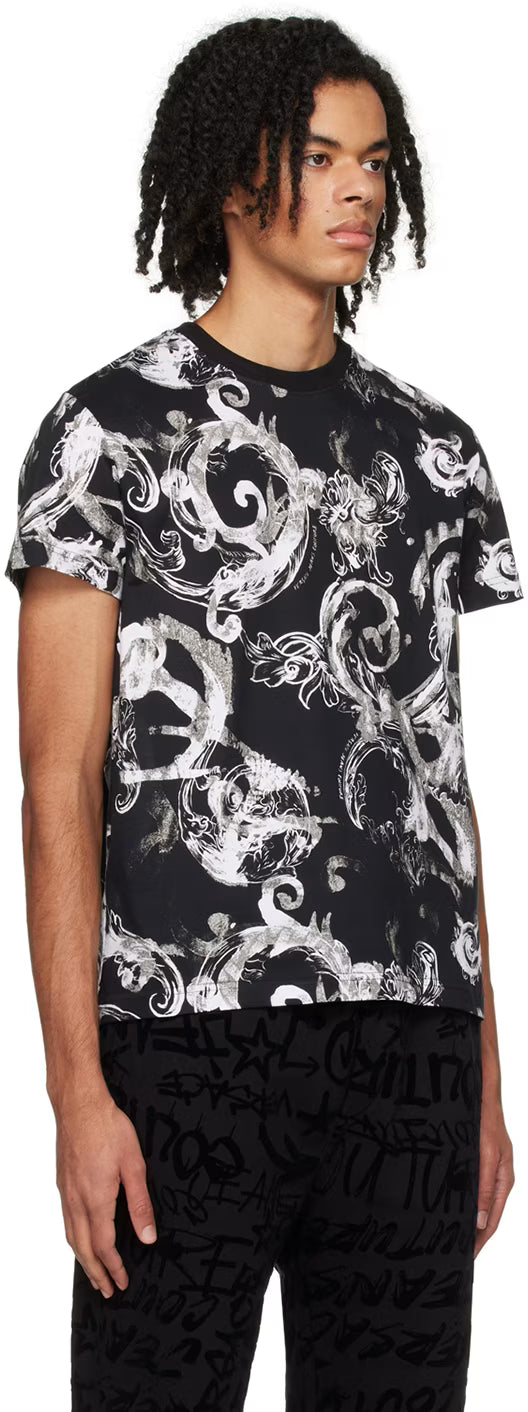 Black Watercolor Couture T-Shirt