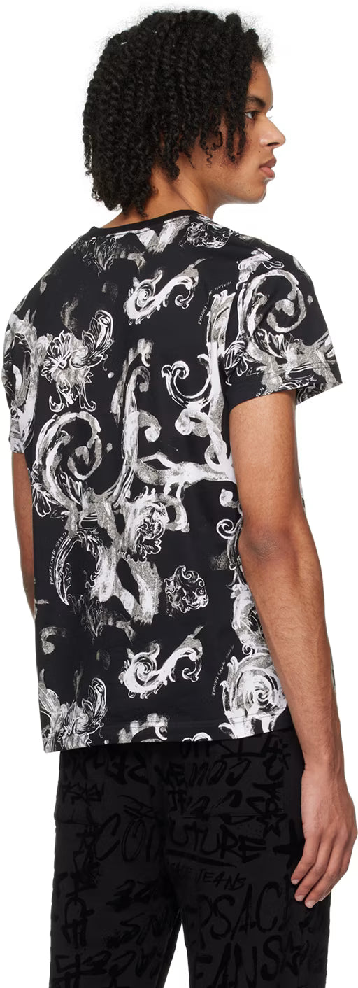 Black Watercolor Couture T-Shirt