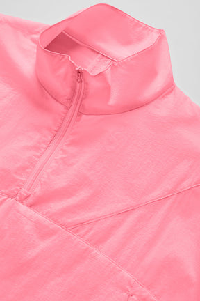 Cropped 1/4 Zip Aerial Pullover