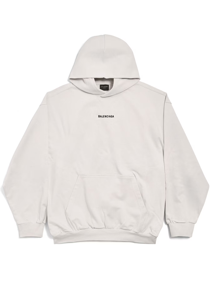 Balenciaga New Balenciaga Back Hoodie Medium Fit in Off White