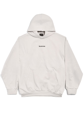 Balenciaga New Balenciaga Back Hoodie Medium Fit in Off White