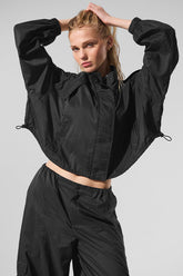 Cropped Game Time Full Zip Jacket