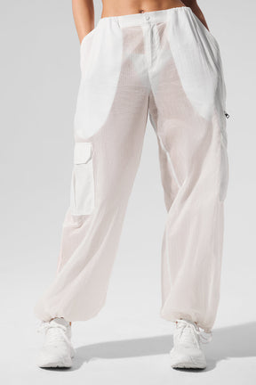 Sheer Game Time Wide Leg Jogger