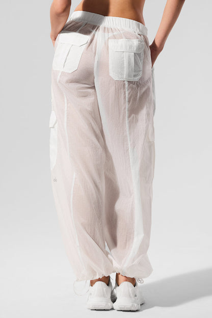 Sheer Game Time Wide Leg Jogger