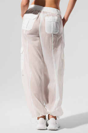 Sheer Game Time Wide Leg Jogger