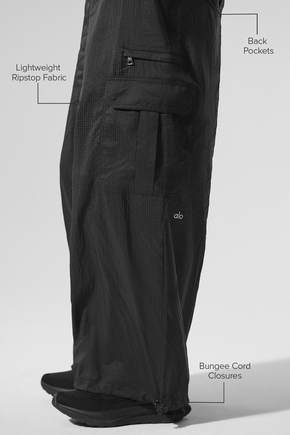 Sheer Game Time Wide Leg Jogger