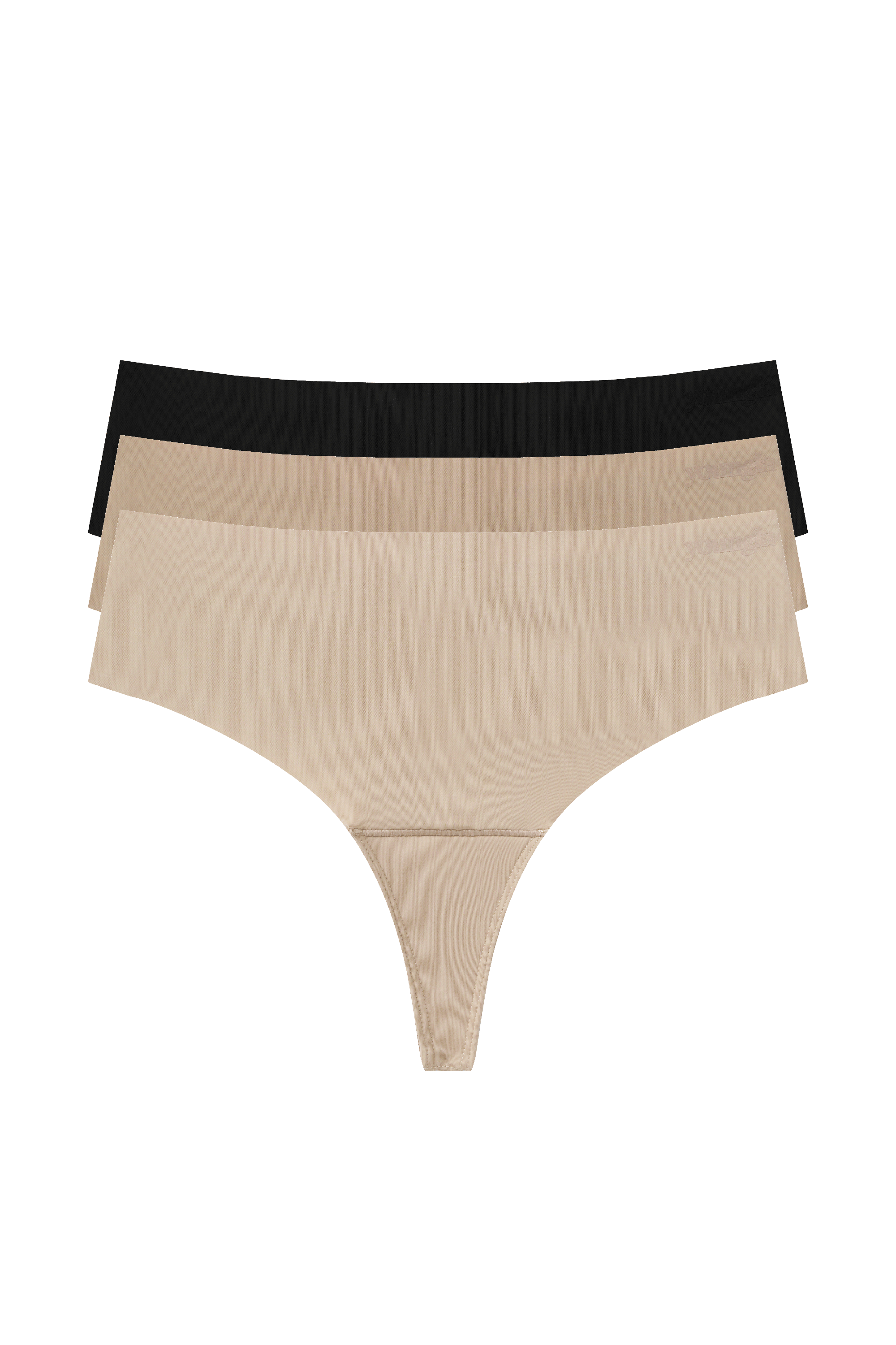 W637 padded thong 3-pack