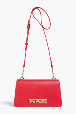LOVE MOSCHINO Pebbled-leather cross-body bag