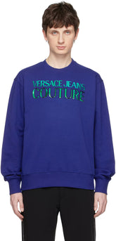 Blue Iridescent Sweatshirt