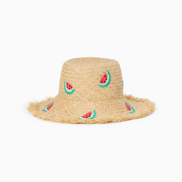 Watermelon Party Straw Cloche