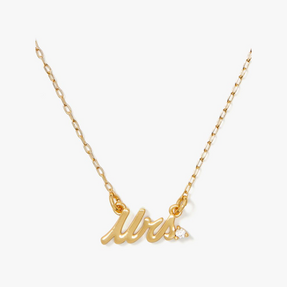 Say Yes Mrs Necklace