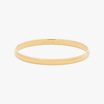 Heart Of Gold Idiom Bangle