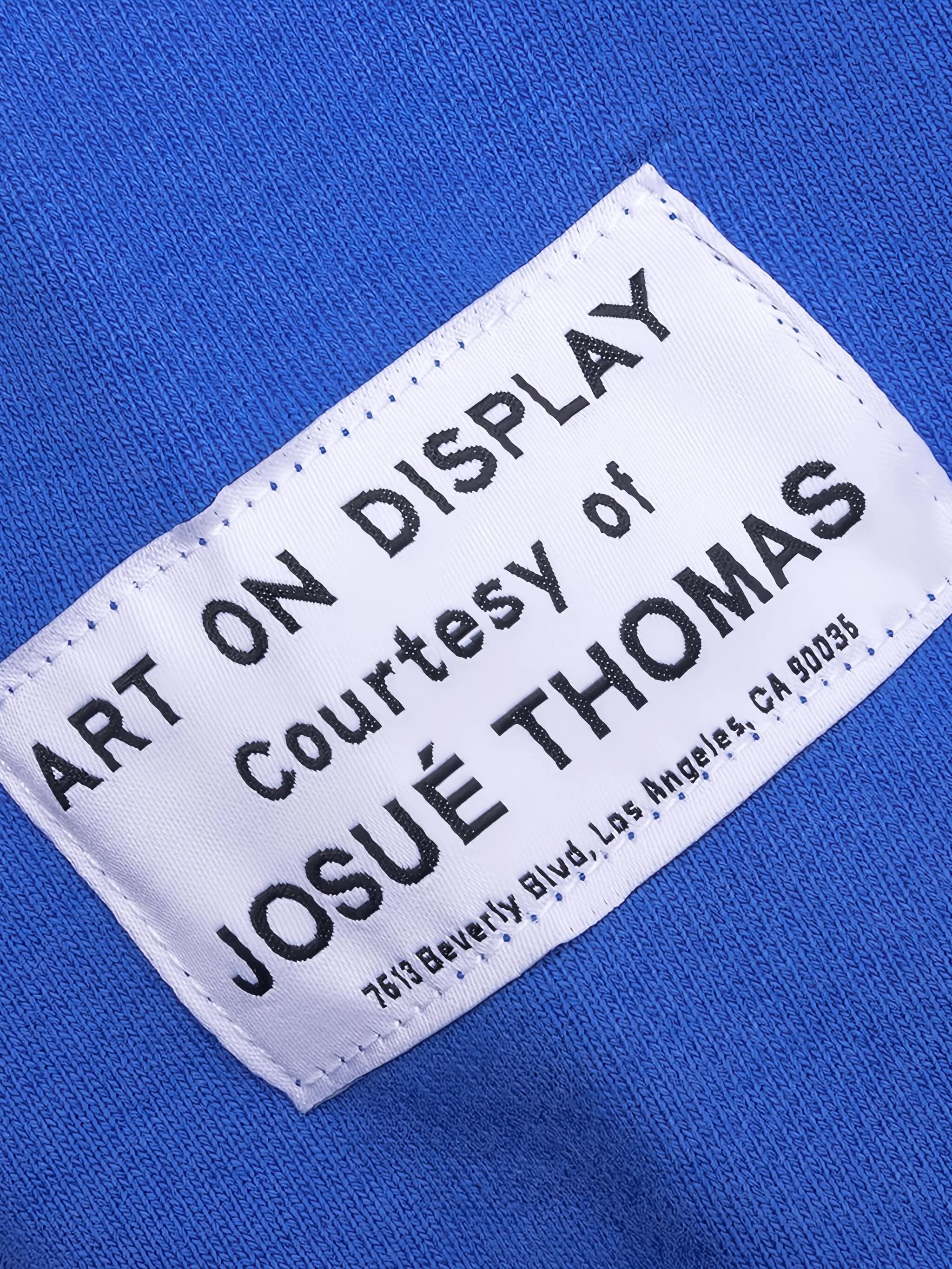 Gallery Dept Boxing Merch Hoodie in Blue