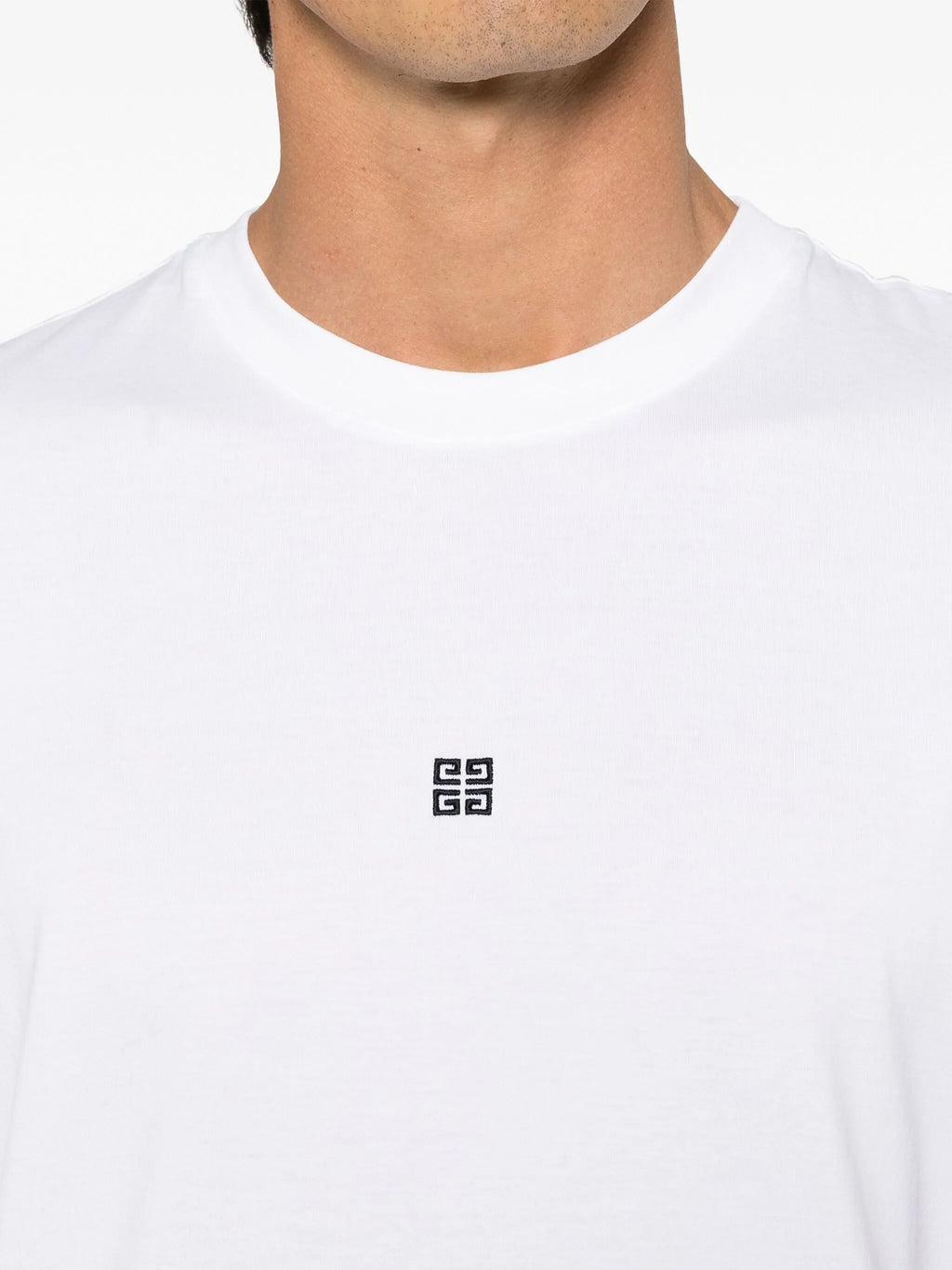 Givenchy Small 4G Embroidered Logo T-Shirt in White