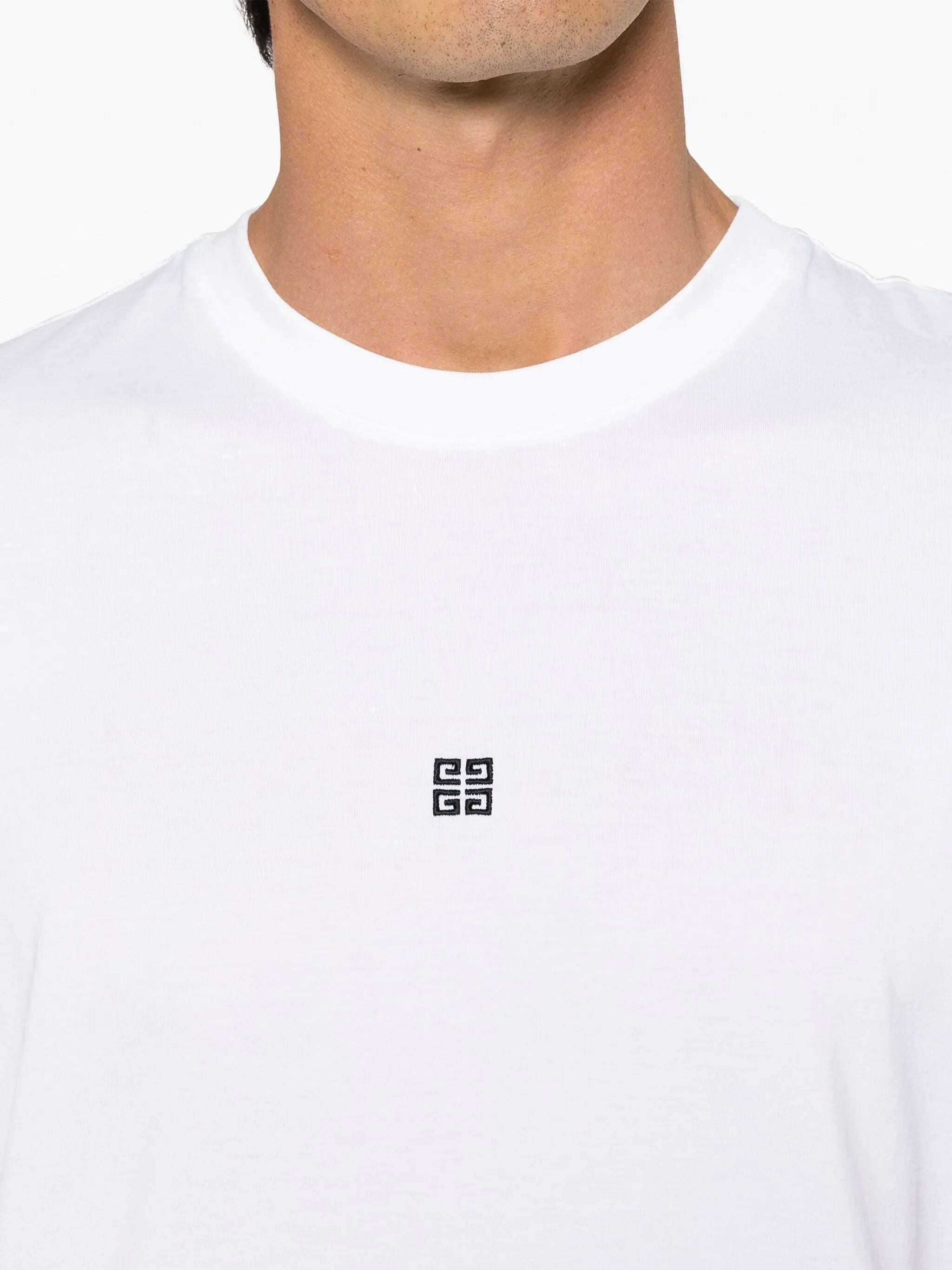Givenchy Small 4G Embroidered Logo T-Shirt in White