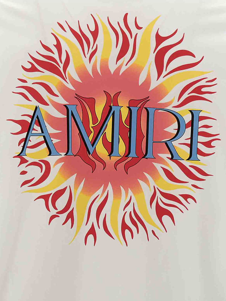 Amiri Sun Logo T-Shirt in White