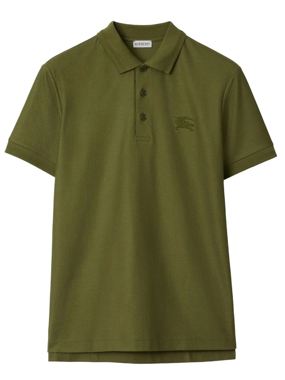 Burberry Eddie EKD Olive Green Polo Shirt