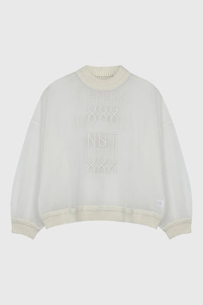 WHAT ARE YOU NOT SHEER KNIT PULLOVER