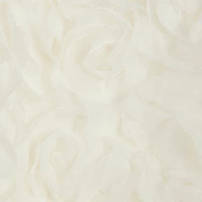 White 3D Floral Occasion Mini Dress