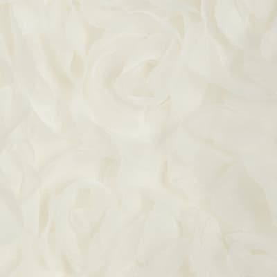 White 3D Floral Occasion Mini Dress