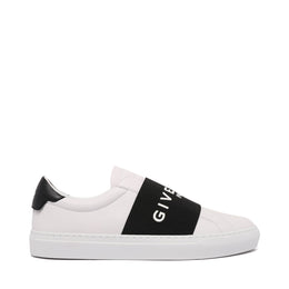 White and Black Urban Street Leather Sneaker