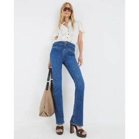 White Angel Sleeve Ruffle Shirt