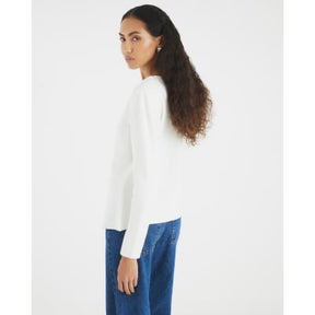 White Button Up Cardigan