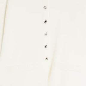 White Button Up Cardigan