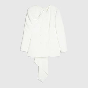 White Cape Blazer