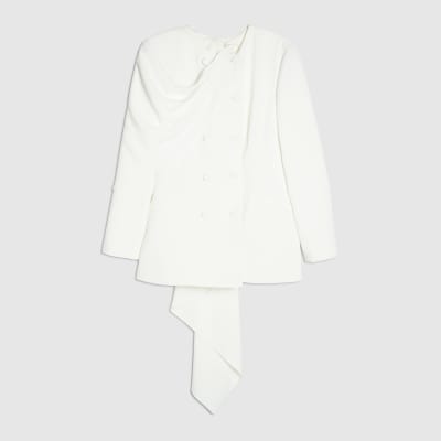 White Cape Blazer
