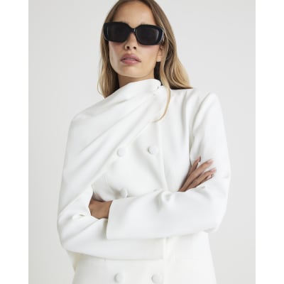 White Cape Blazer