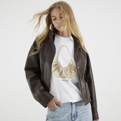 White Glitter L'Amour Bag T-Shirt