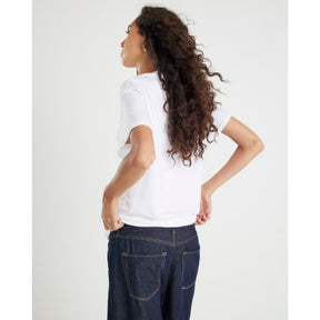 White Los Angeles Denim Patch T-shirt