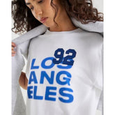 White Los Angeles Denim Patch T-shirt