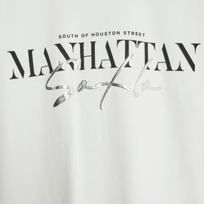 White Manhattan Premium T-shirt