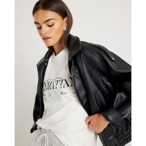 White Manhattan Premium T-shirt