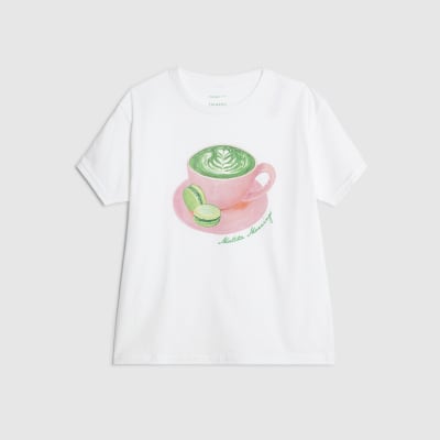 White Matcha Latte Youth T-shirt