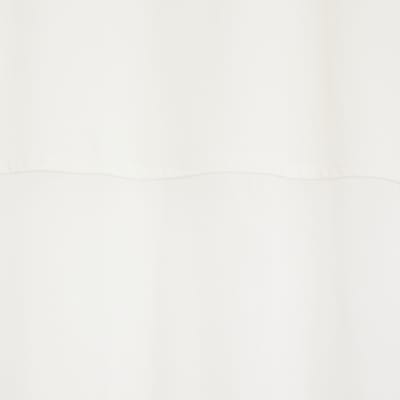 White Mesh Hybrid T-shirt Midi Dress