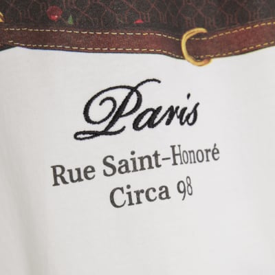 White Monogram Handbag T-Shirt