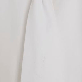 White Poplin Shirt With Tie