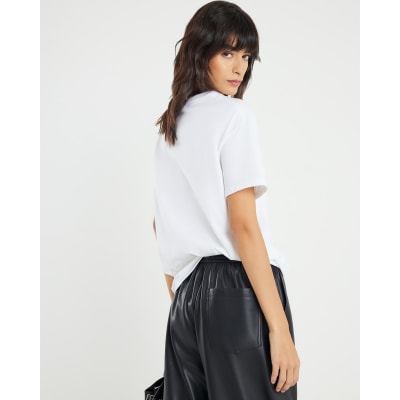 White Riveria Floral T-Shirt