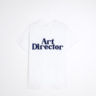 White Short Sleeve Art Director T-shirt