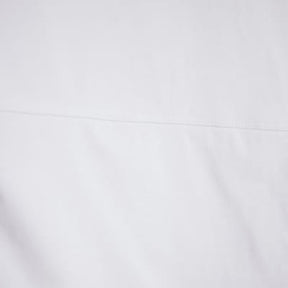 White Short Sleeve Drape Side T-shirt