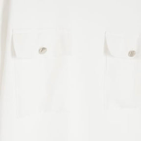 White Short Sleeve Pocket Utility T-shirt