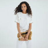 White Short Sleeve Pocket Utility T-shirt