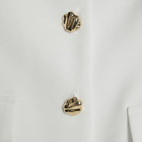 White Sleeveless Monochrome Mini Dress