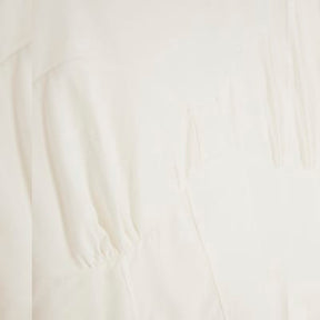 White Sleeveless Tie Back Corset Top