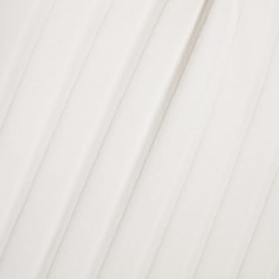 White Sleeveless Wide Ribbed Tank Top