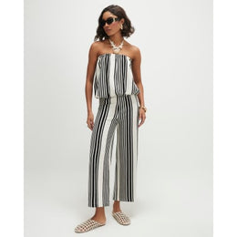 White Stripe Culottes