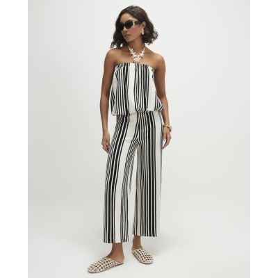 White Stripe Culottes